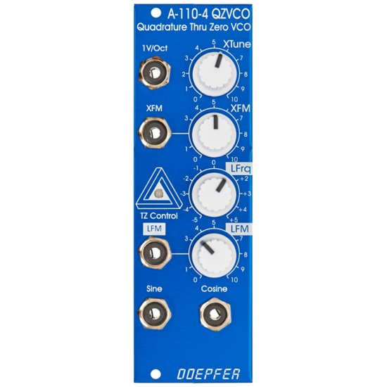 Doepfer A-110-4 Quadrature VCO Special Edition Blau-Weiss - zum Schließen ins Bild klicken