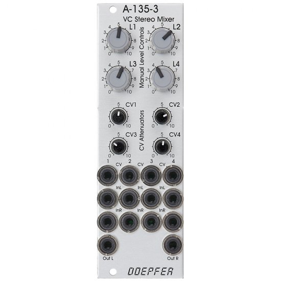 Doepfer - A-135-3 VC Stereo Mixer - zum Schließen ins Bild klicken