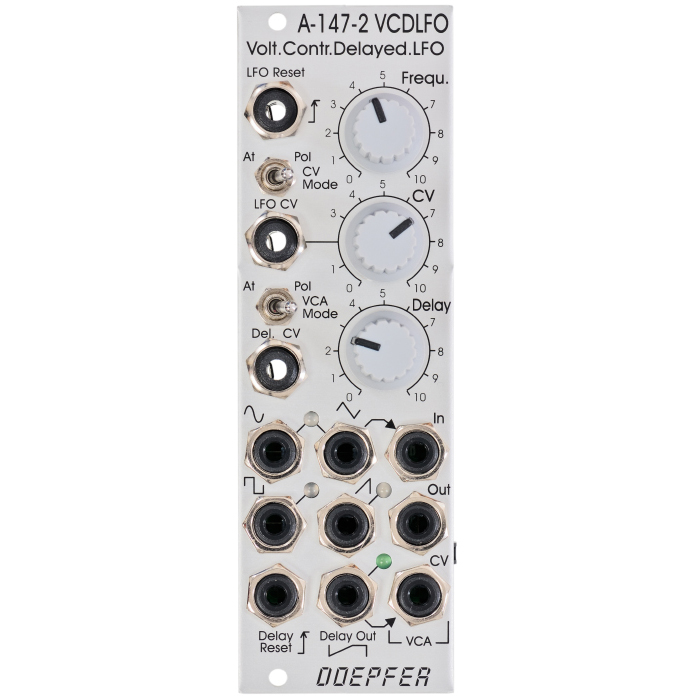 Reset delay. Doepfer a-143-4 Quad VCLFO/VCO. Doepfer blank Panel 4te. Модуль Eurorack Doepfer a-119. С147.